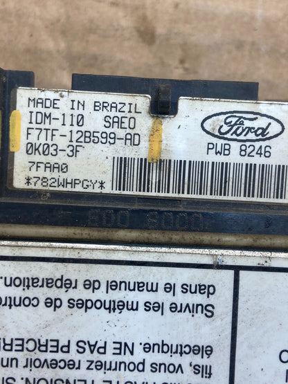 1997 to 1999 Ford F250 7.3L Diesel Driver Fuel Injector Control Module AE2433 DG2