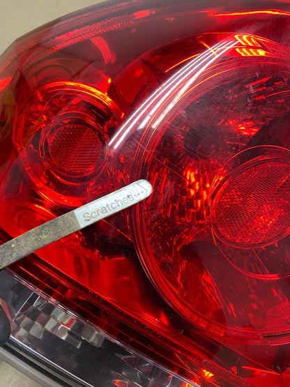2006 to 2012 Chevrolet Impala Left Driver Lh Side Tail Light AG6838 LK3