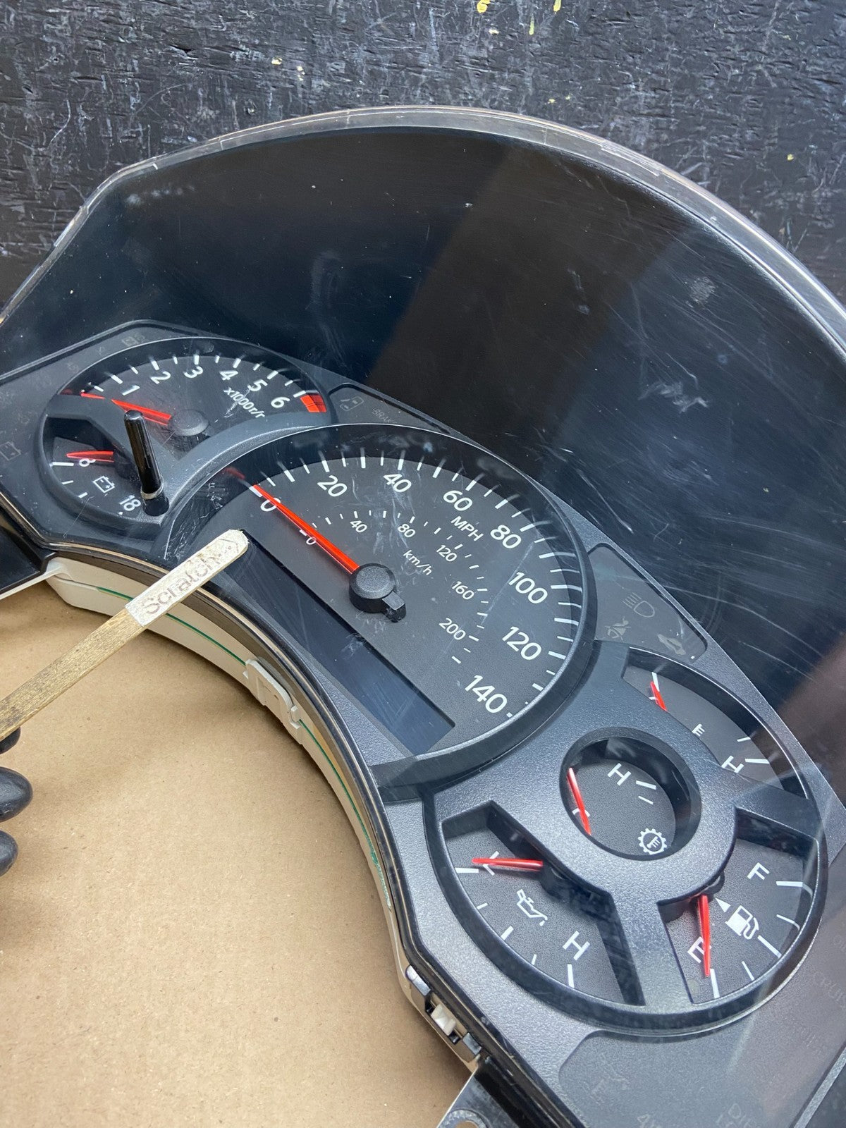 2006 Nissan Titan Armada Speedometer Cluster Gauge Bezel AC4864 DG3