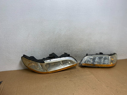 1998 to 2002 Honda Accord Left+Right Set Side Headlights AI4465 DW2