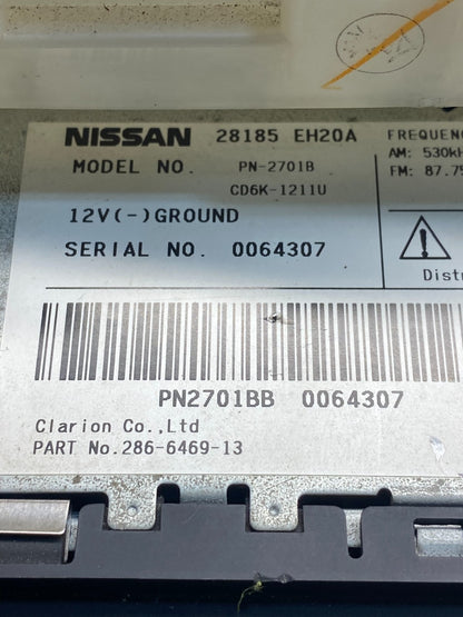 2006 2007 Infiniti M35 Radio AM/FM Single Disc CD Receiver AG7348 DG6