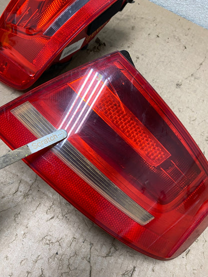 2009 to 2012 Audi A4 Sedan Left+Right Side Tail Lights OEM W2996 DW4