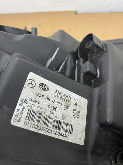 2014 to 2017 Mercedes Sprinter Headlight Left Driver LH Halogen AD0745 DW10