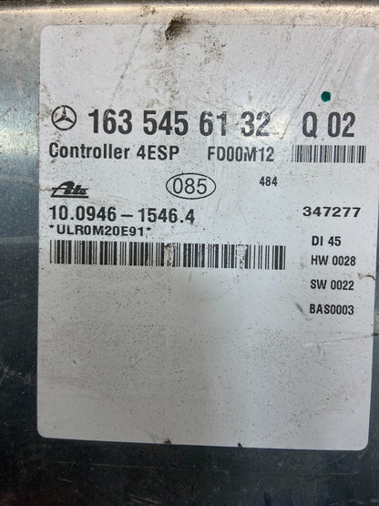 2000 - 2005 Mercedes ML-Class ABS ESP Control Module Unit OEM AA0817 DG2