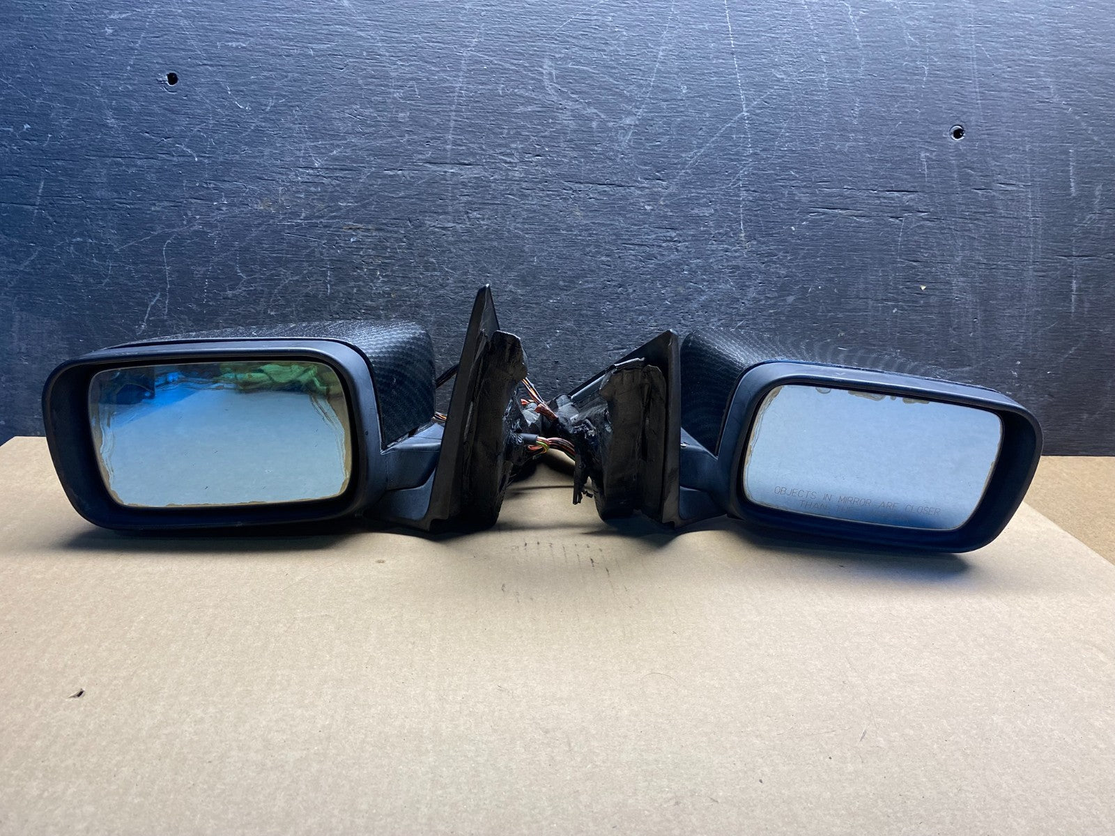 2001 2002 2003 BMW 3-Series Left+Right Set Side View Door Mirror AH1654 DG10