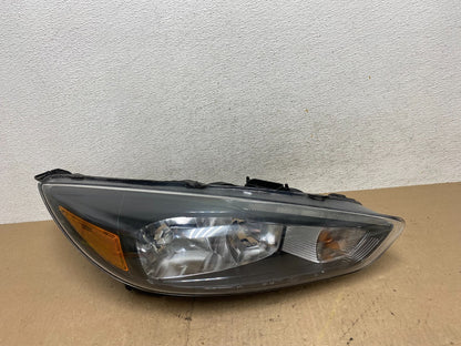 2015 to 2018 Ford Focus Right Passenger RH Side Black Headlight ae6892 DG0