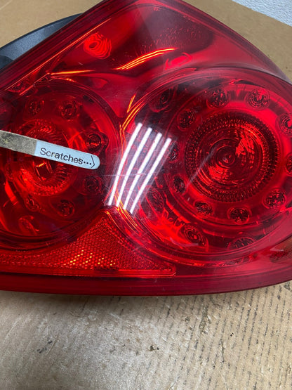 2007 to 2013 Infiniti G35 G37 Sedan Right Passenger Rh Tail Light AE1252 LK3