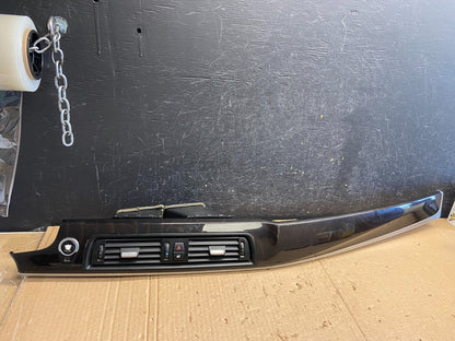 2011-2013 Bmw 5 F10 550i Center Dash AC Vents Start Stop Trim Bezel AF6362 DG0