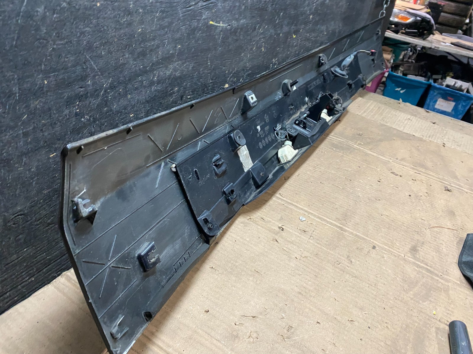 2011 to 2018 Dodge Grand Caravan Tail Gate Trim Molding With Camera OEM W2198 DG12
