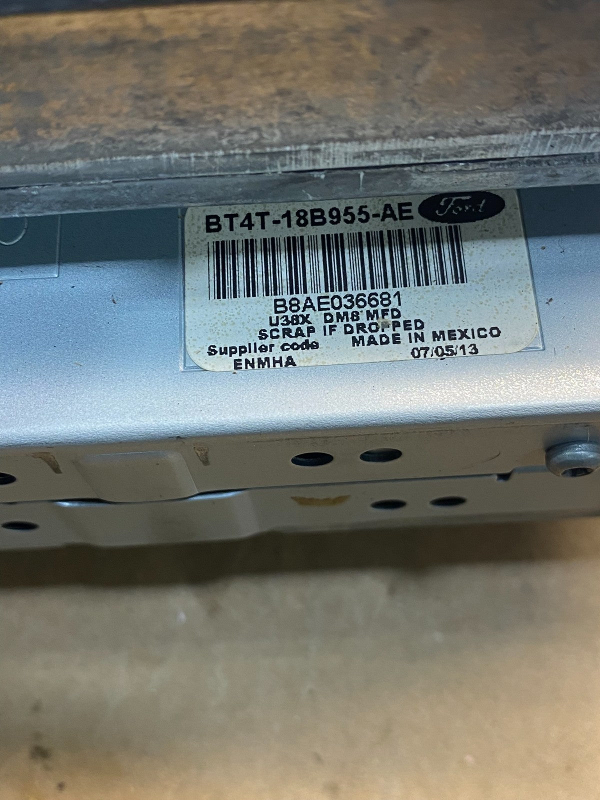2012 2014 Ford Edge Radio Stereo Navigation Screen BT4T-18B955-AE AE7411 DW4