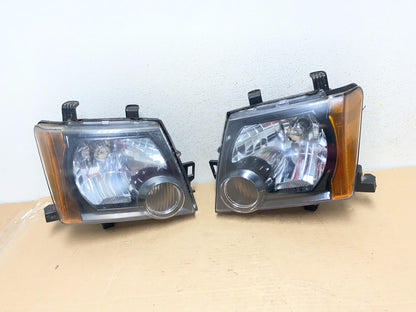 2005-2015 Nissan Xterra Driver Left+Right Side Set Headlights DEPO AH9423 DW0
