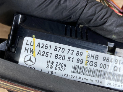 2006 2008 2009 Mercedes ML350 AC Temp Heater Climate Control OEM Y7735 DG5