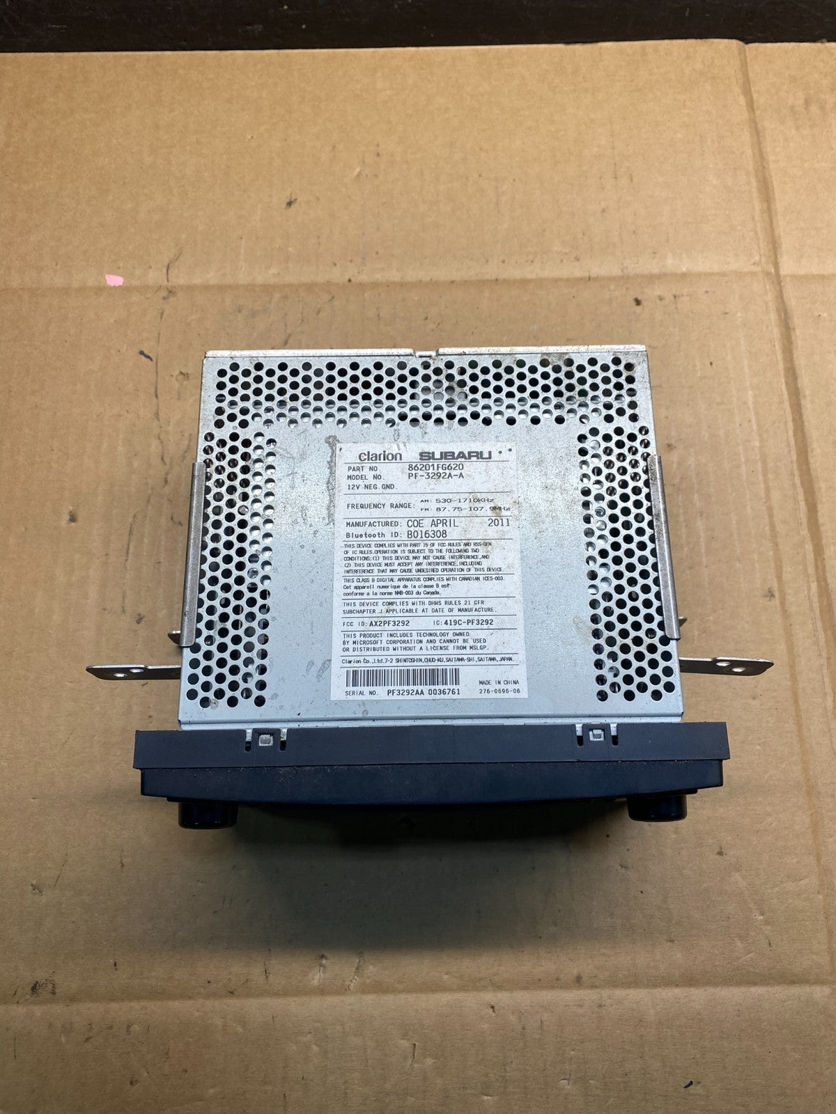 2008 - 2013 Subaru Impreza Radio AM/FM CD Player AI9913 DW3