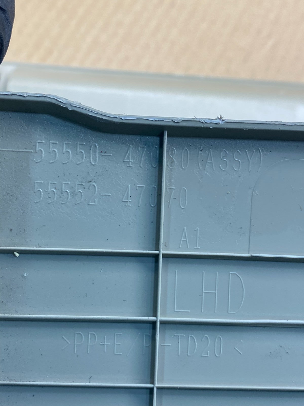 2010 - 2015 Toyota Prius Glove Box Compartment AH7429 DG7