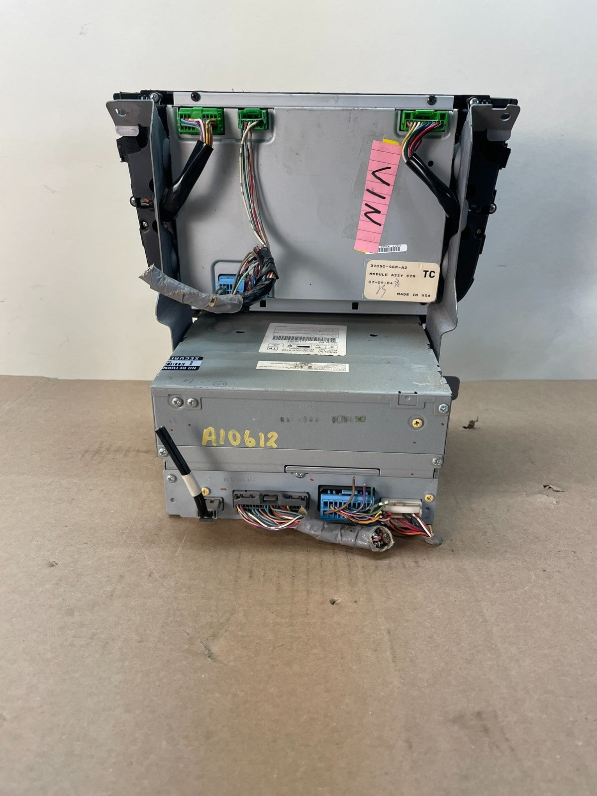 2007 2008 Acura TL Screen Display Navigation Radio Climate Control AI0612 DG7