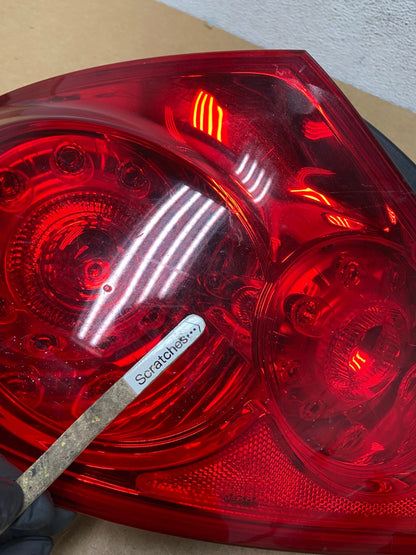 2007 to 2013 Infiniti G35 G37 Sedan Left Driver LH Side Tail Light AD5496 LK3