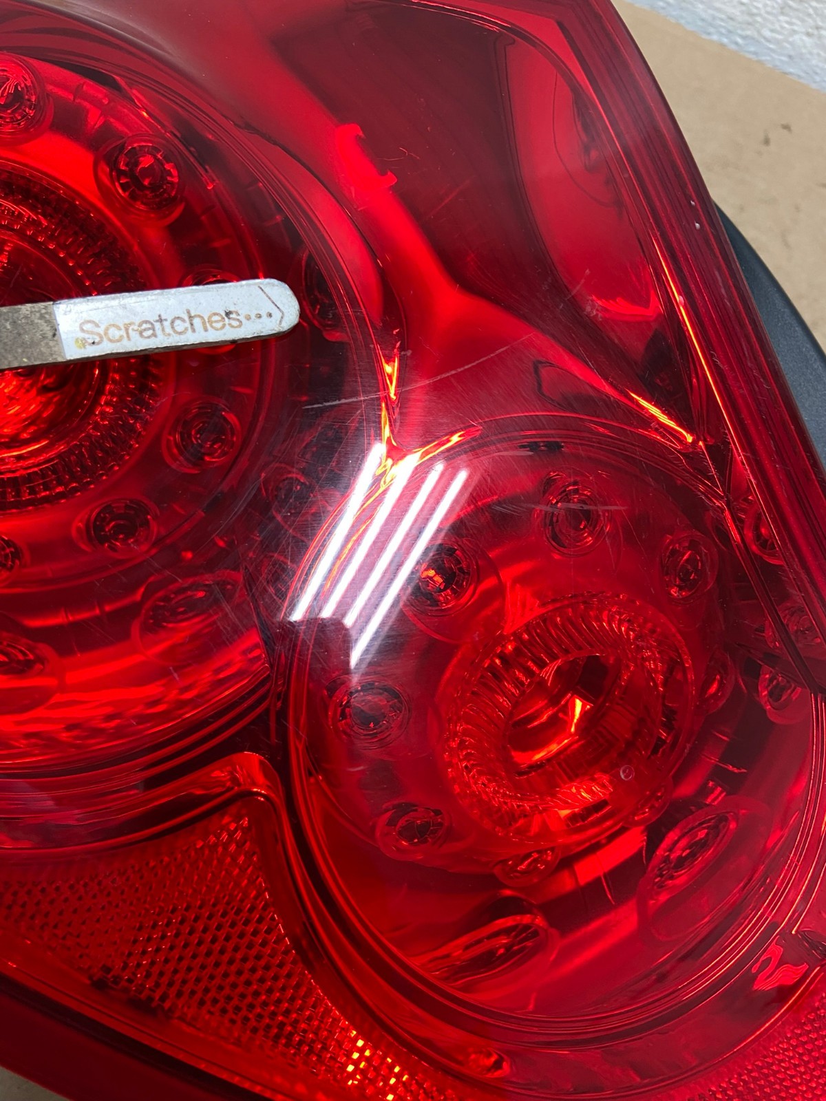 2007 to 2013 Infiniti G35 G37 Sedan Left Driver LH Side Tail Light AI0879 LK3