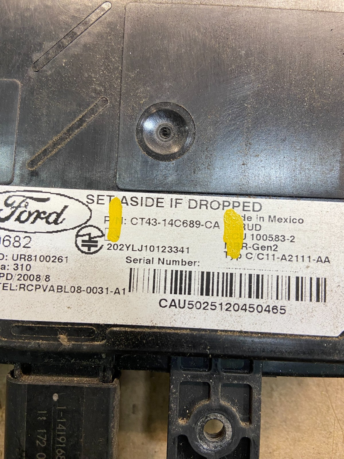 2011 to 2013 Ford Lincoln Rear Right Side Radar Blind Spot Module OEM Z2119  DG3