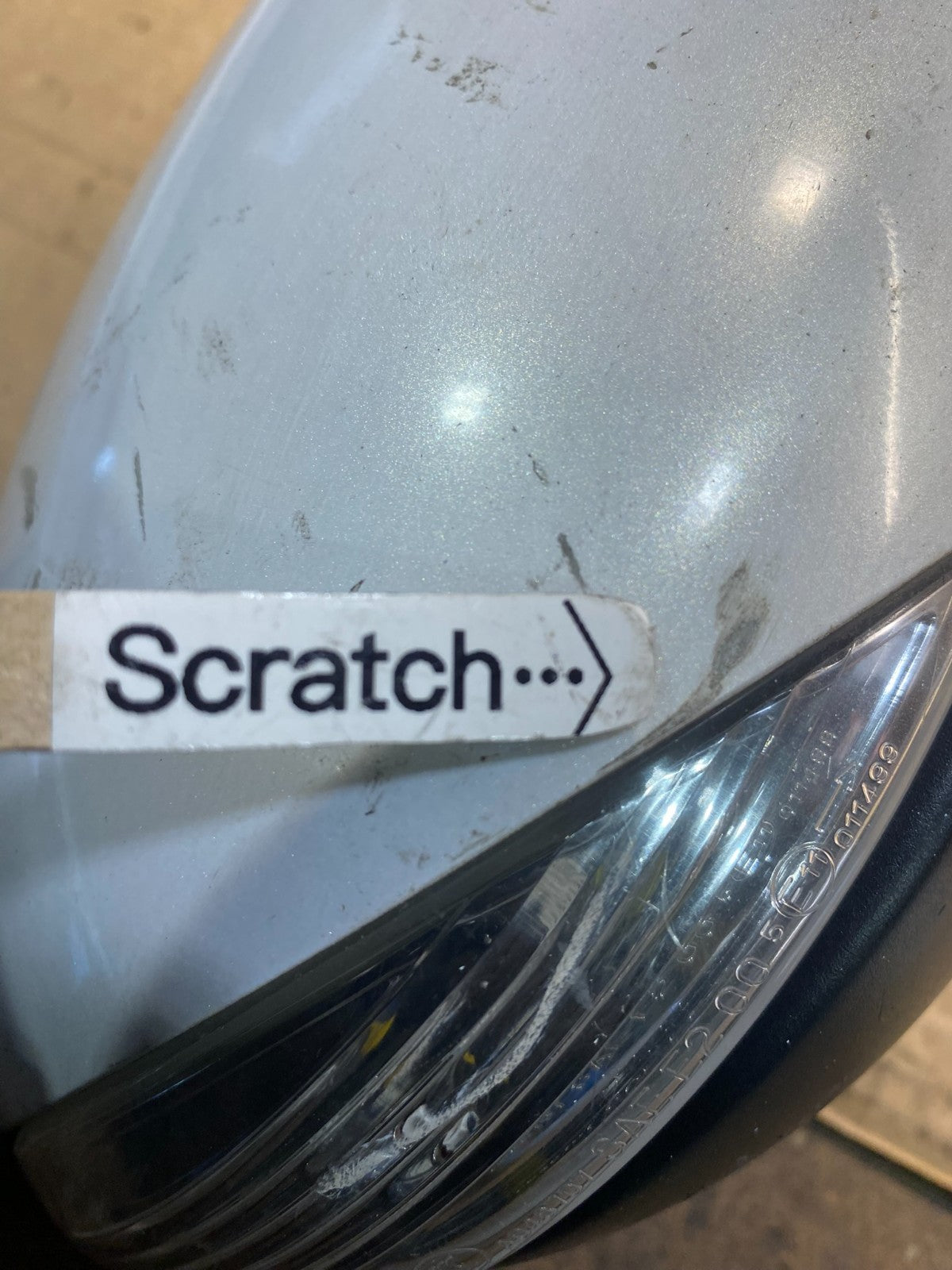 2010 - 2013 Mazda 3 Right Passenger Side View Turn Signal Mirror Power AB7061 DW9