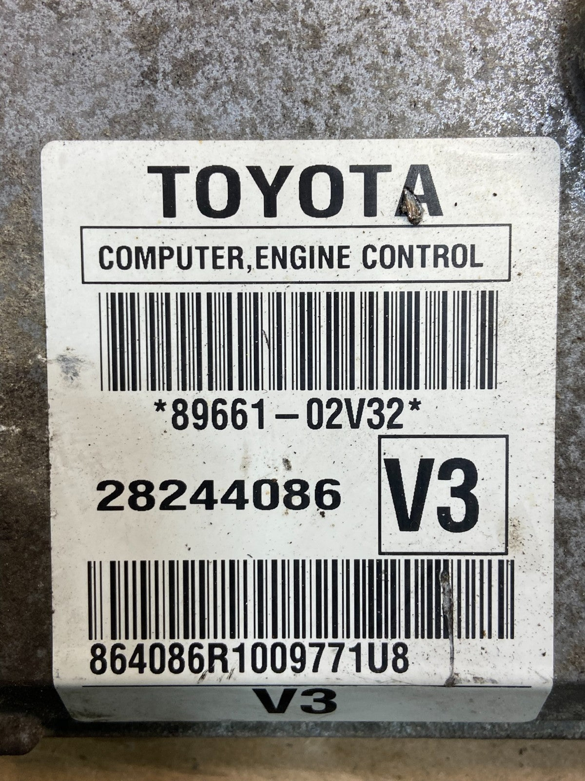 2009 Toyota Matrix Engine Control Computer ECU PCM AF9427 DG2
