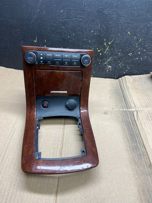 2007 2008 Nissan Maxima Climate Control Shifter Floor Bezel Trim OEM X1661 DG0