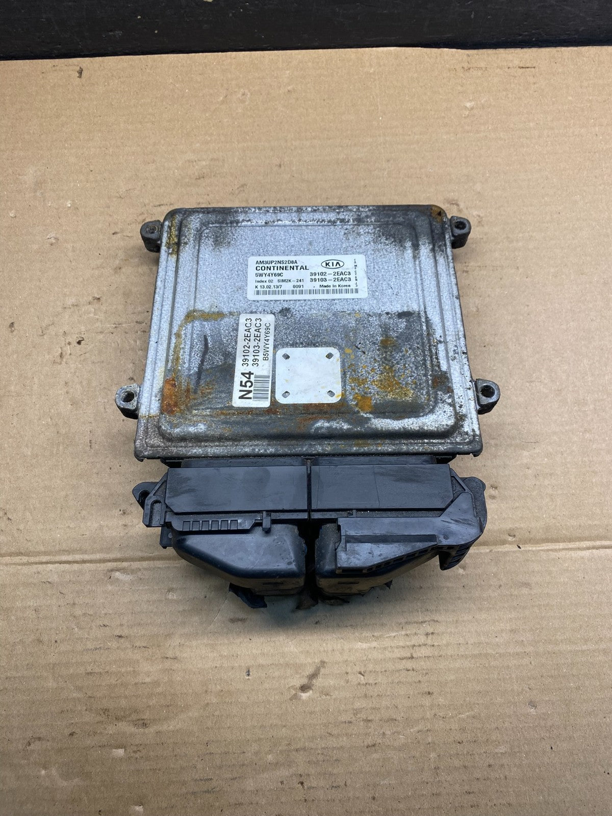 2012-2013 Kia Soul Ecm Ecu Engine Computer Control Module 39110-2BPG5 AI7548 DG0