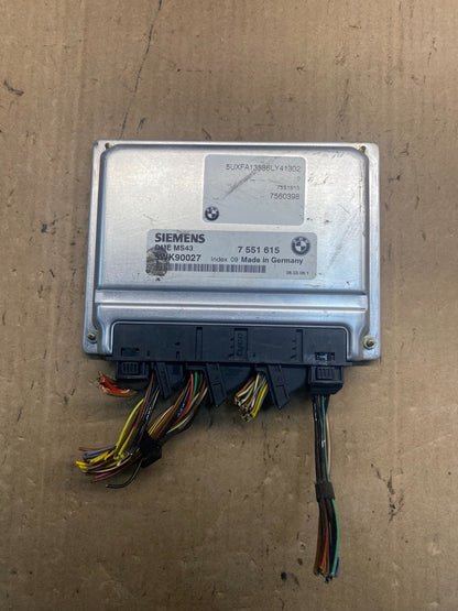 2003 to 2005 BMW X5 ECM ECU Engine Control Computer Module 7551615 AE7787 DW0