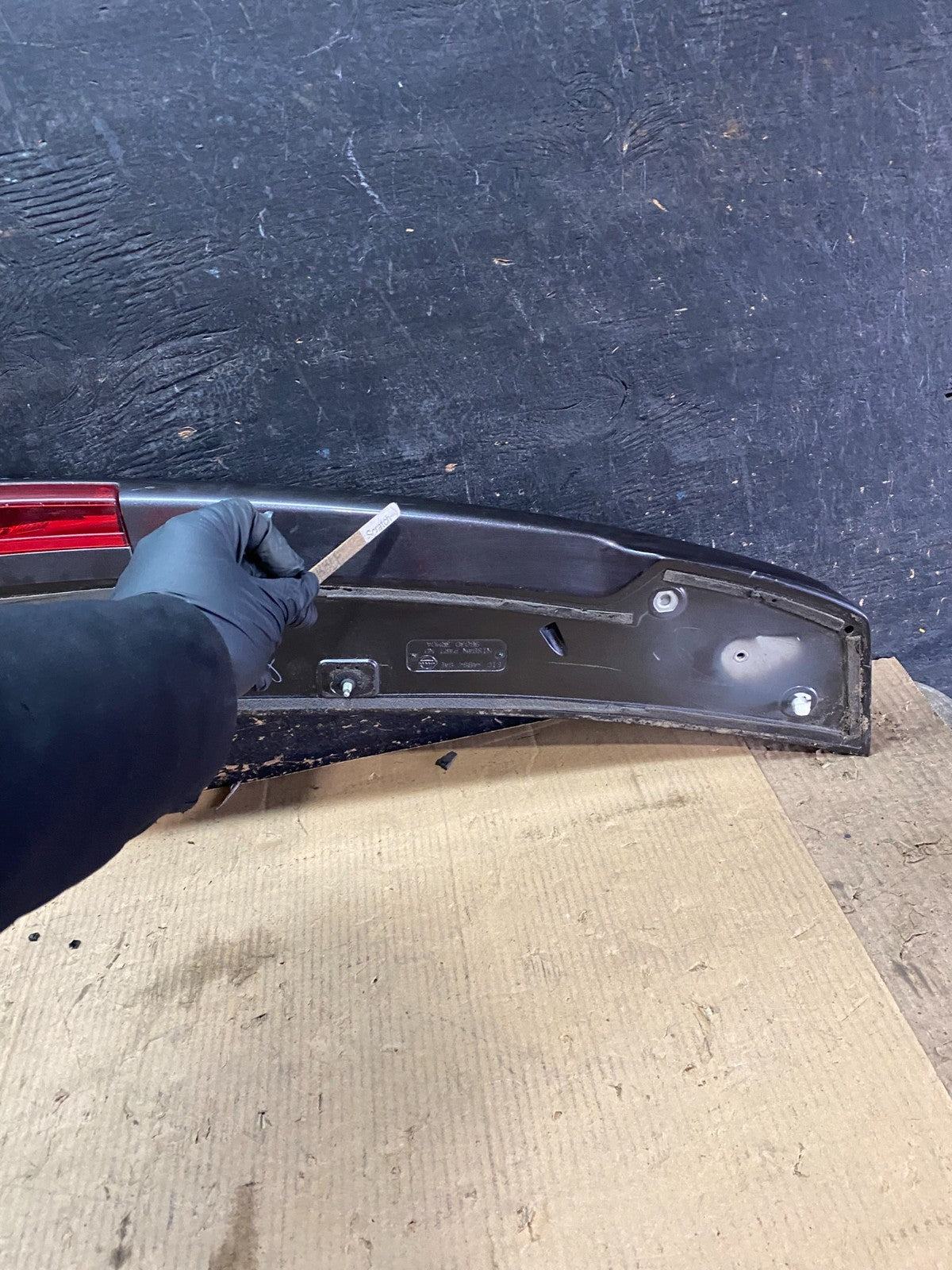2013-2019 Nissan Sentra Upper Rear Black Spoiler Wing Oem S6030 3RM0A X3330 DG16