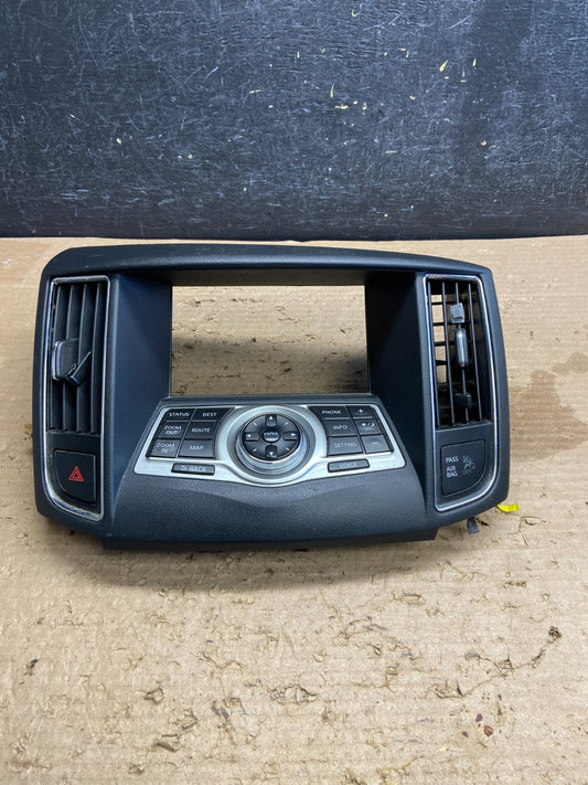 2011 2012 2013 Nissan Maxima Radio Audio Panel Control Bezel Trim AG8813 DG0