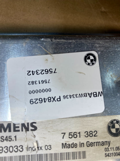 2003 2006 Bmw X3 ECU ECM Engine Control Module Computer 7561382 AD7619 DG2