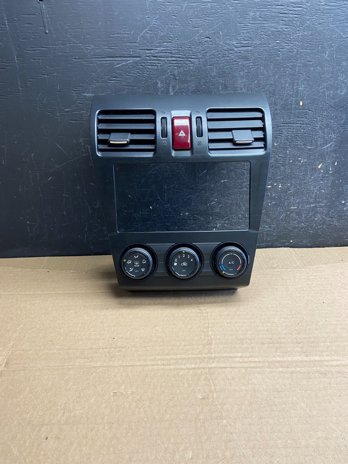 2012 to 2014 Subaru Impreza Control Climate Radio Panel Bezel Trim AF2412 DG0