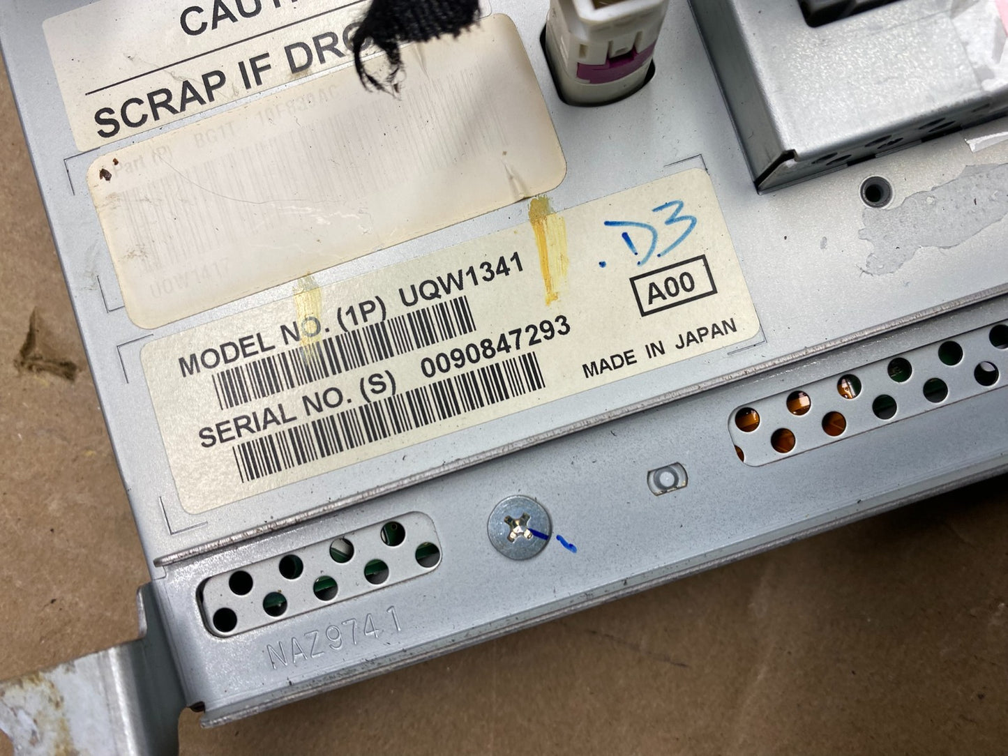 2011 to 2012 Ford Taurus Radio Information Display Screen Monitor AB9200 DG6