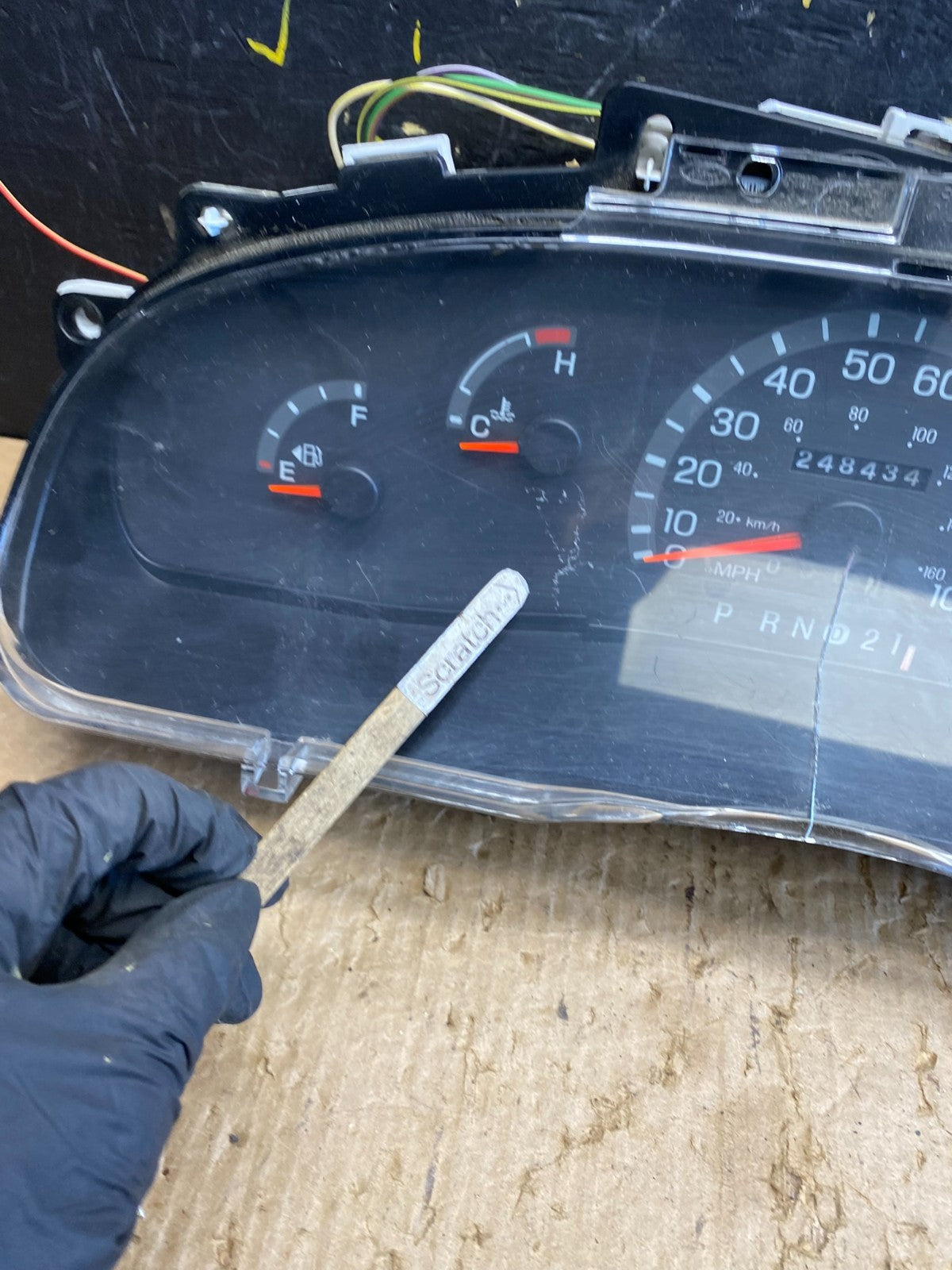 1997 to 2003 Ford E350 VAN Gauge Speedometer Cluster Oem z9981 DG2