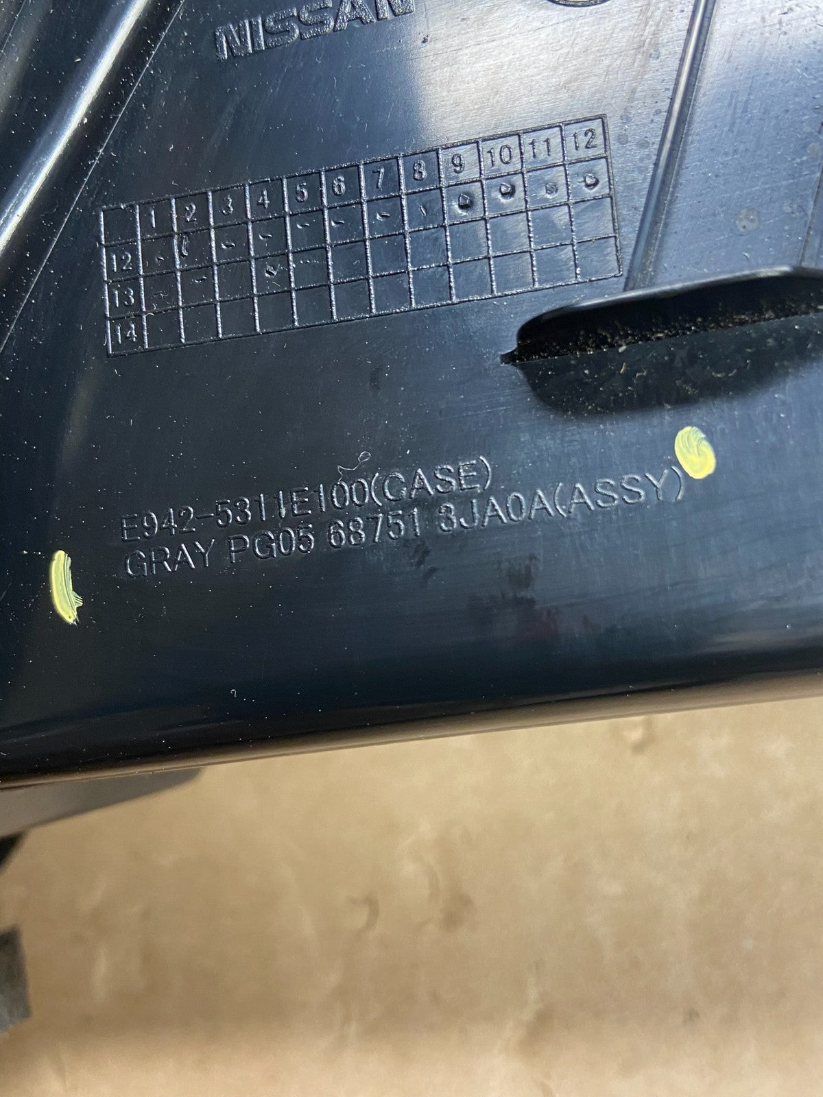 2013-2015 Infiniti JX35 QX60 Dash Center Screen Radio Display Bezel ai6352 DG5