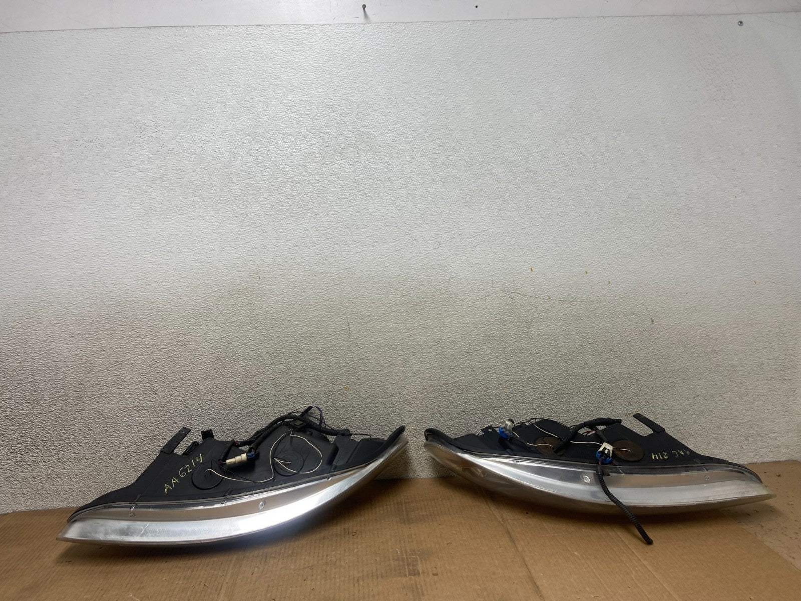 1995-1996 Mitsubishi Eclipse Left+Right Set LED Chrome Headlight AA6214 DG8