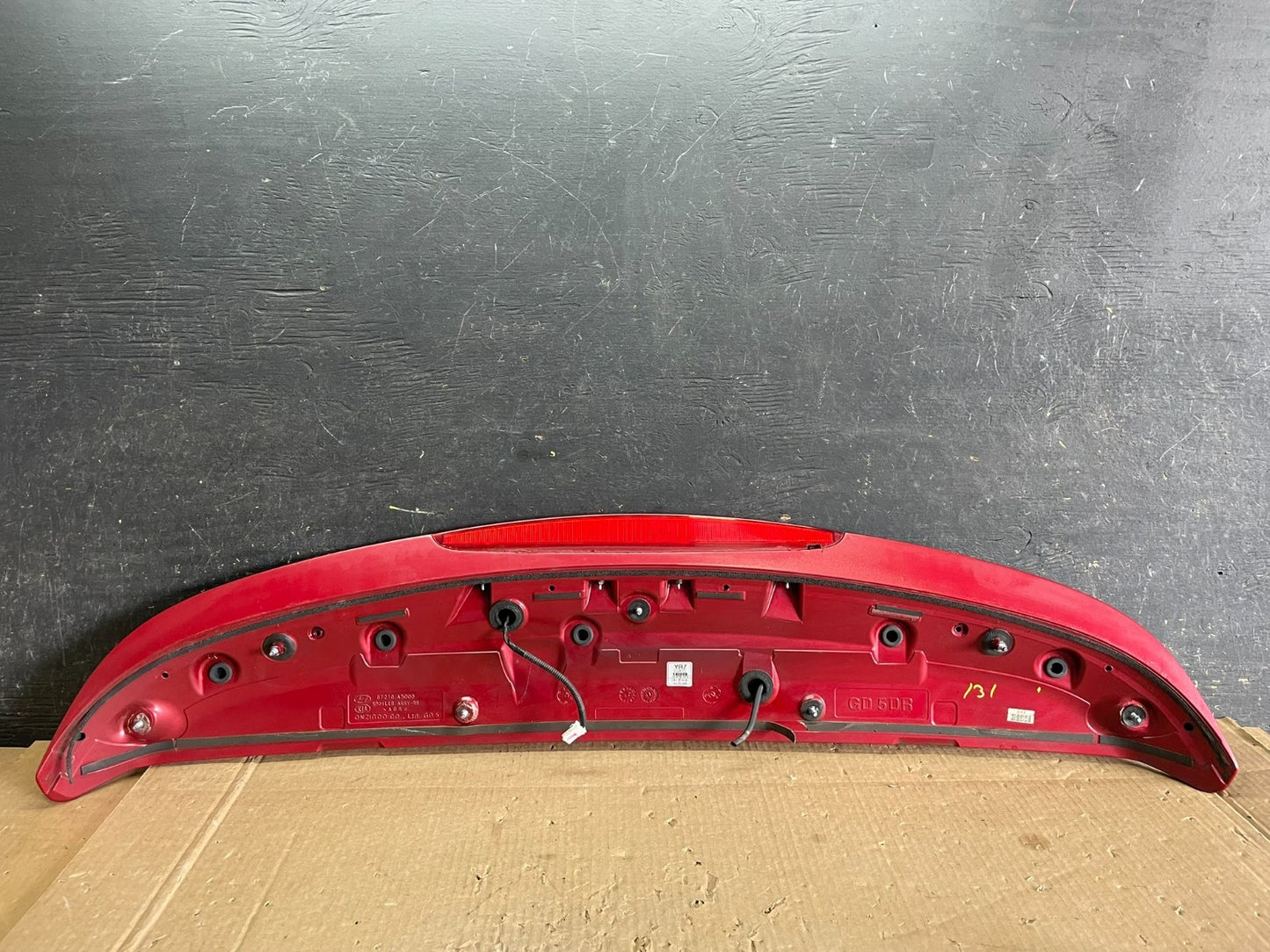 2013 to 2016 Hyundai Elantra GT Rear Spoiler Trunk Wing OEM AB3145 DG7
