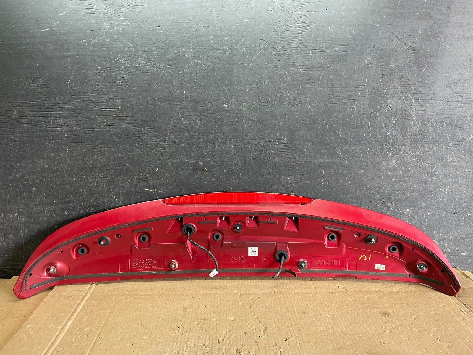 2013 to 2016 Hyundai Elantra GT Rear Spoiler Trunk Wing OEM AB3145 DG7