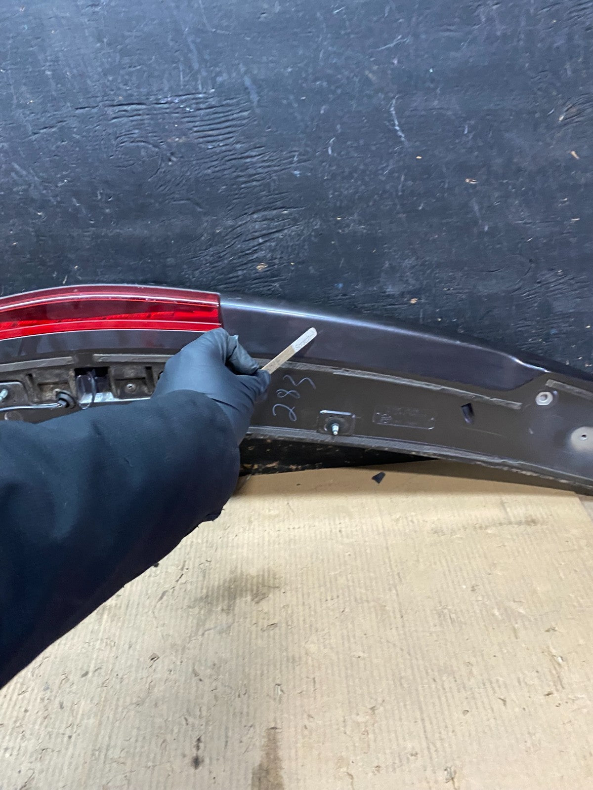 2013-2019 Nissan Sentra Upper Rear Black Spoiler Wing Oem S6030 3RM0A X3330 DG13
