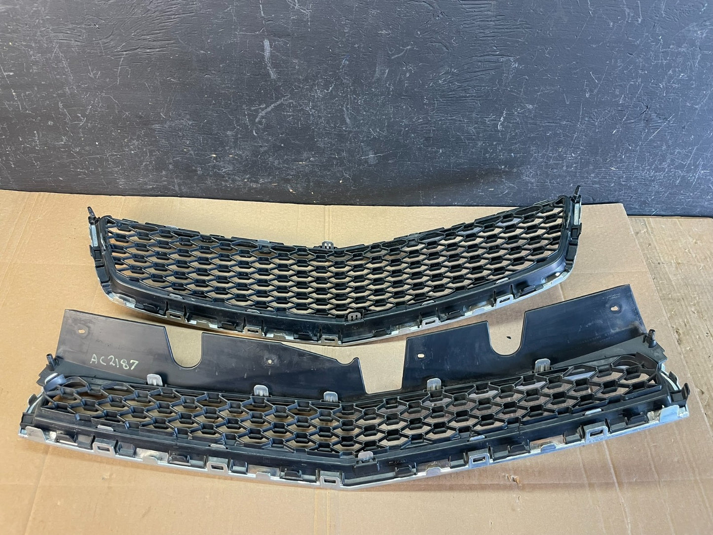 2010-2013 Chevrolet Equinox Upper Lower Set Front Chrome Grill Grille AC2187 DG3