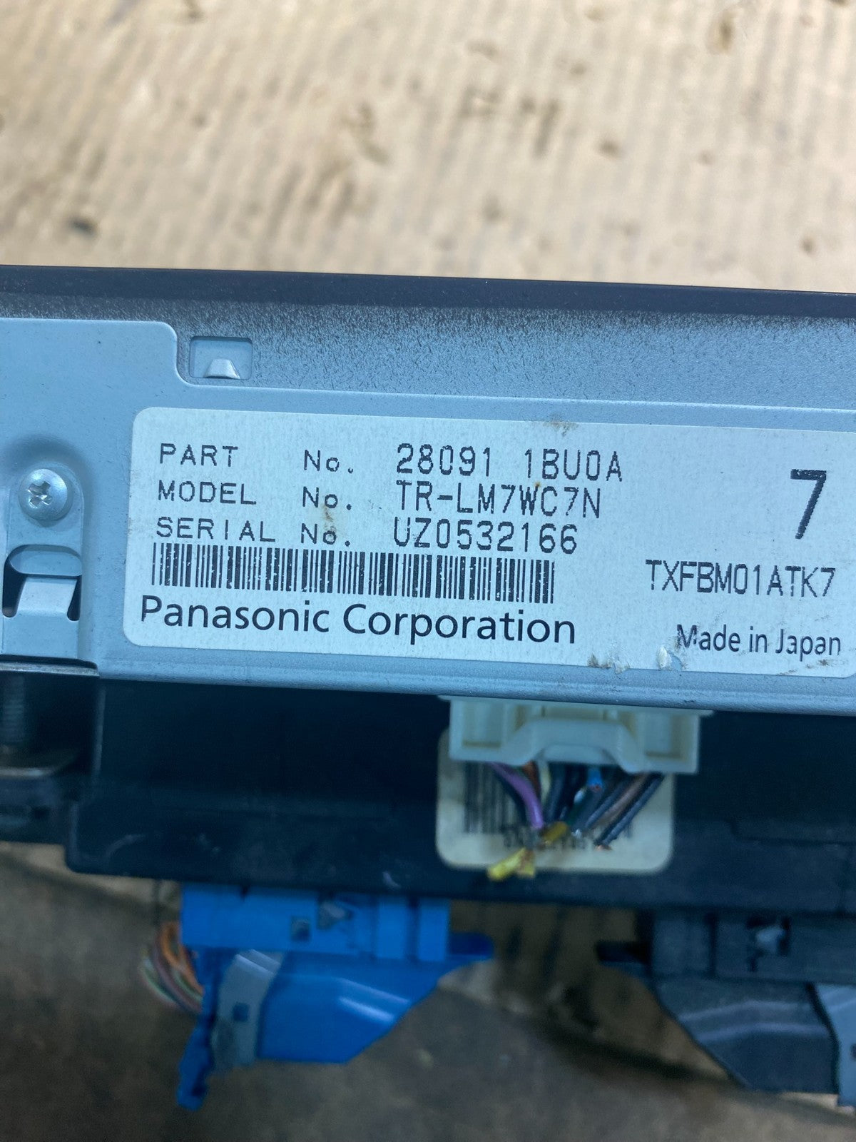 2011 - 2012 Infiniti G35 Information Display Screen 280911BU0A OEM AC2710  DG5