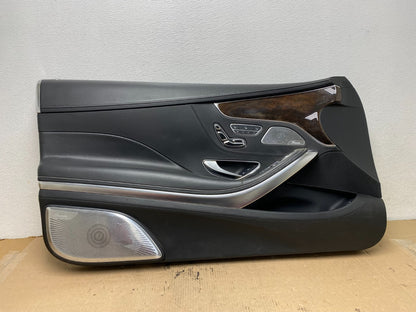 2015-2017 Mercedes W217 S550 Coupe Left Side Interior Door Panel AH09870