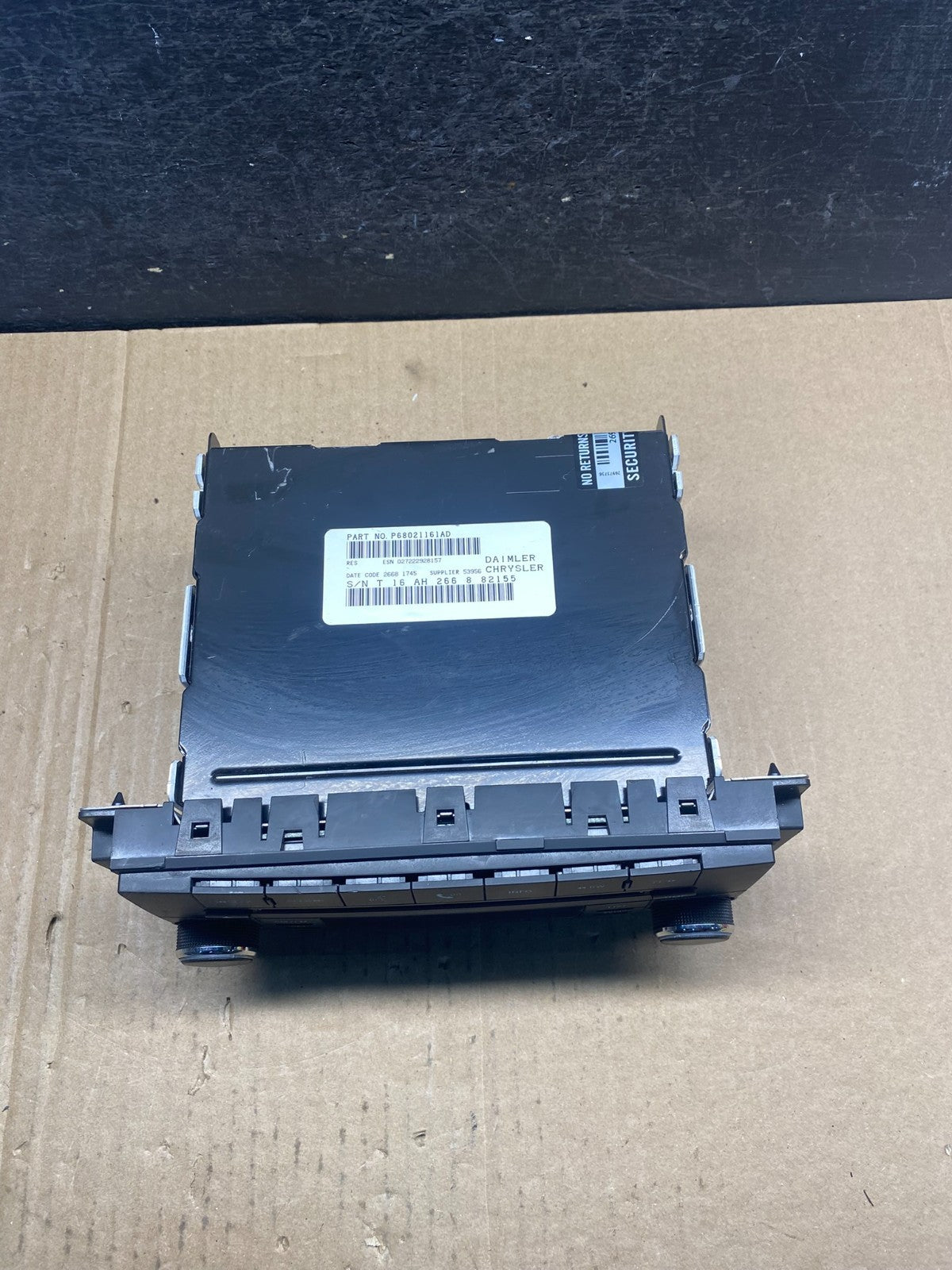 2007-2012 Chrysler Dodge Jeep Ram Radio CD MP3 AUX Receiver AG3766 DG3
