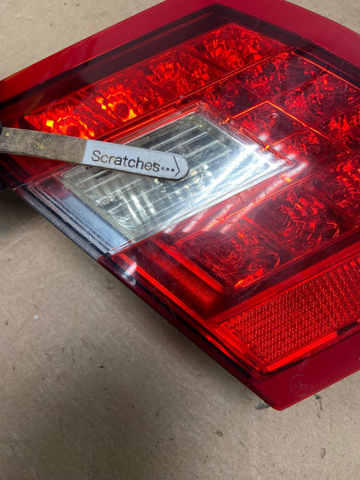 2010 to 2013 Mercedes E-Class Coupe Left Driver LH Inner Tail Light AF4622 LK3