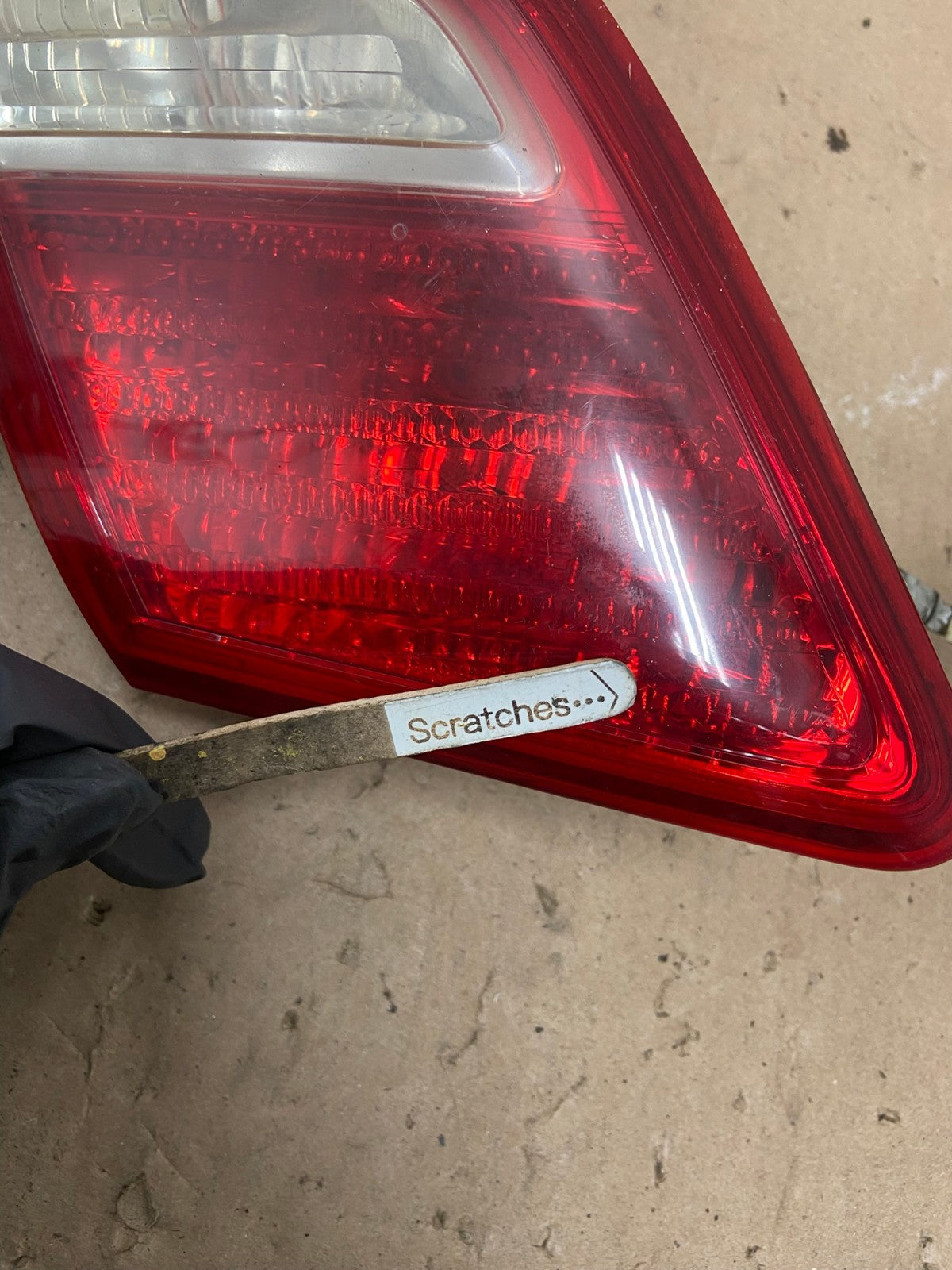 2007 2008 2009 Toyota Camry Left Driver Tail Light Trunk Lid Inner AG4890 LK2
