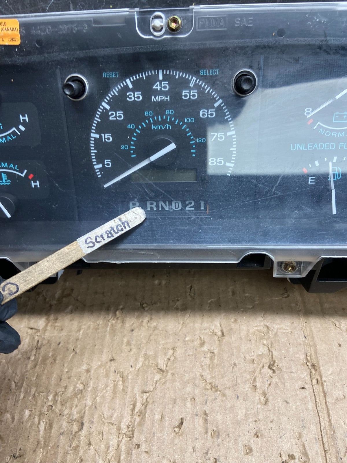 1994 1995 Ford F250 F350 Speedometer Cluster Gauge af1645 DG1