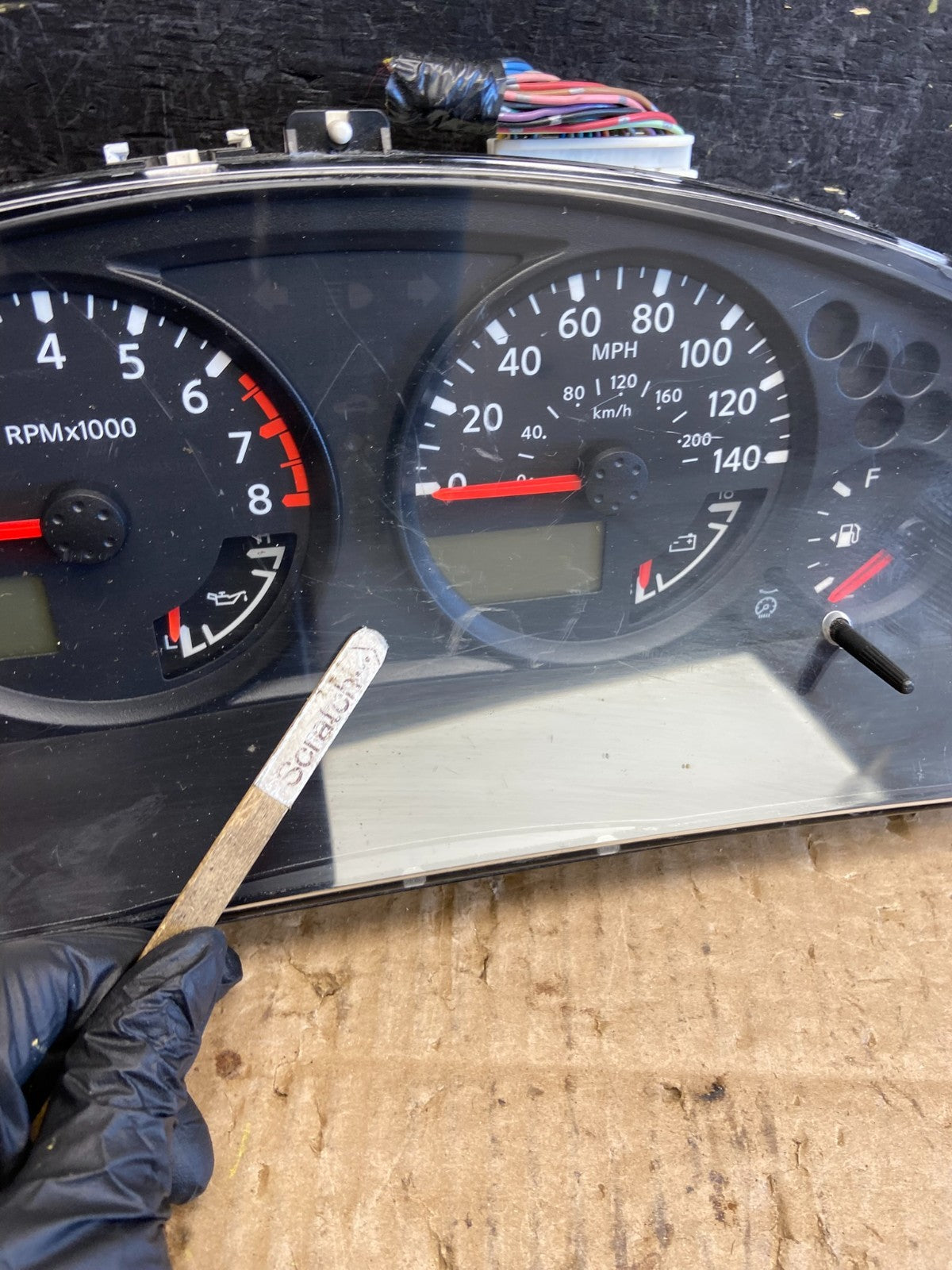 2005 Nissan Xterra Frontier Speedometer Cluster Gauge AD2021 DG1