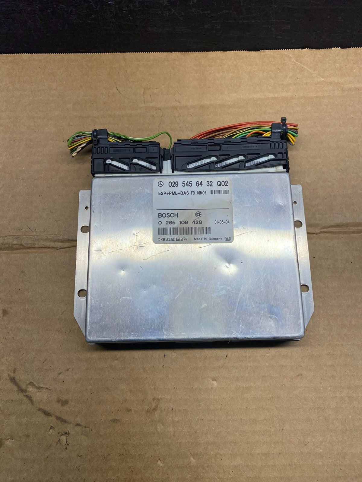 2000 - 2002 Mercedes E E430 ABS ESP Control Module 0295456432 AD3424 DG0