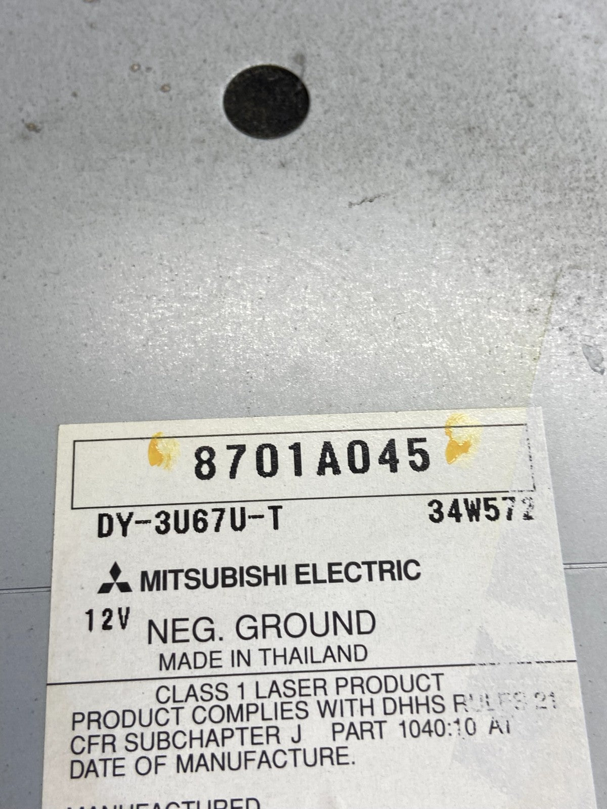 2006-2011 Mitsubishi Endeavor AM/FM/CD/MP3 Radio Head Unit Receiver af2673 DG5