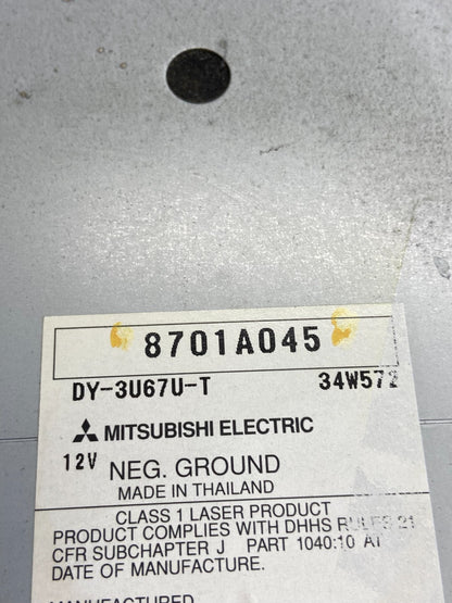 2006-2011 Mitsubishi Endeavor AM/FM/CD/MP3 Radio Head Unit Receiver af2673 DG5