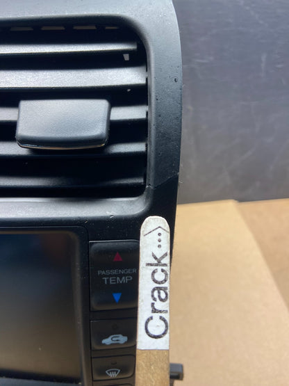 2006 to 2008 Acura TSX AM/FM CD Player Radio Audio Screen Air Vent af9303 DG2